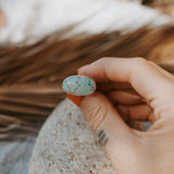 Horizontal Ring in Hubei Turquoise (Size 8)