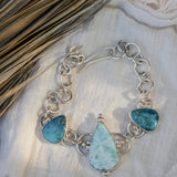 Larimar & Sonoran Gem Turquoise Bracelet