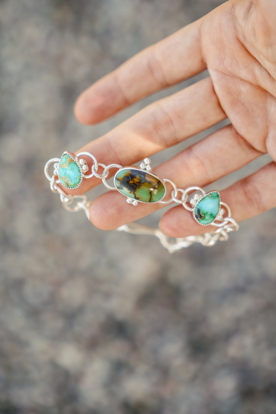 Hubei & Emerald Valley Turquoise Bracelet