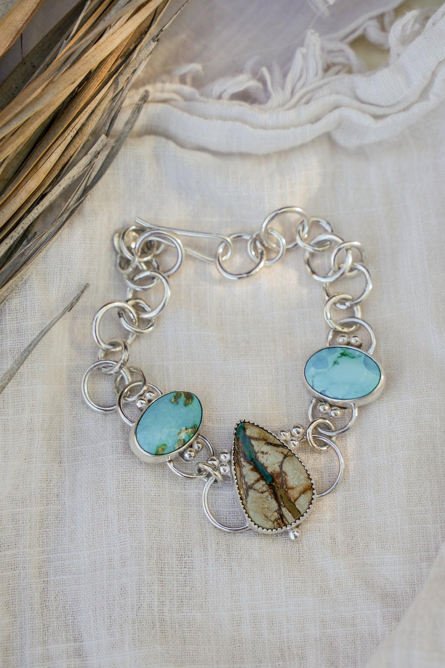 Royston Ribbon & Sonoran Mountain Turquoise Bracelet