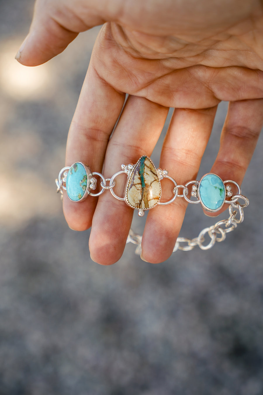 Royston Ribbon & Sonoran Mountain Turquoise Bracelet