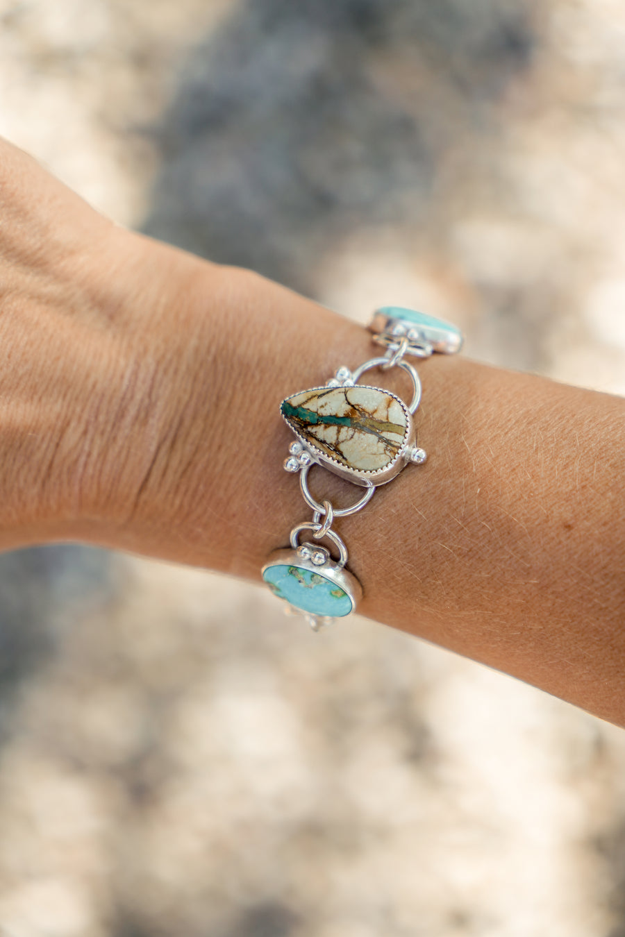 Royston Ribbon & Sonoran Mountain Turquoise Bracelet