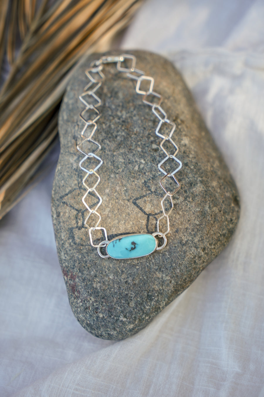Anklet in Nevada Fox Turquoise