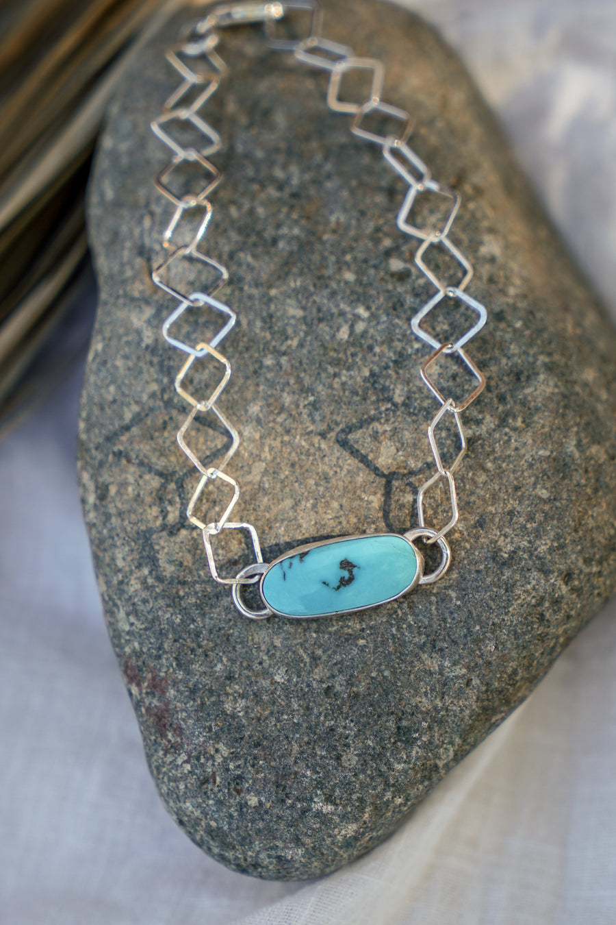 Anklet in Nevada Fox Turquoise