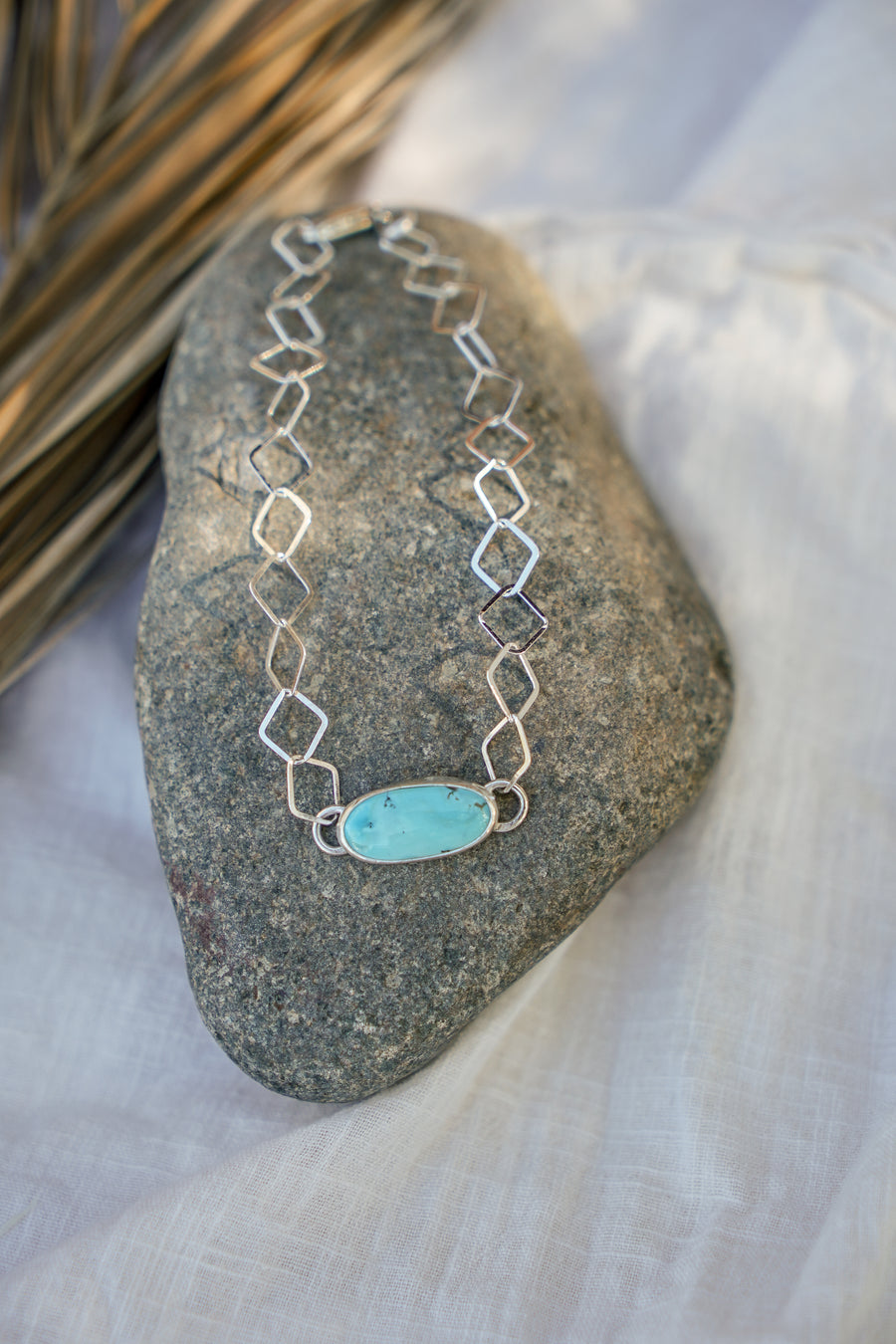 Anklet in Nevada Fox Turquoise