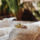 Horizontal Ring in Hubei Turquoise (Size 9)