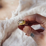 Horizontal Ring in Hubei Turquoise (Size 9)