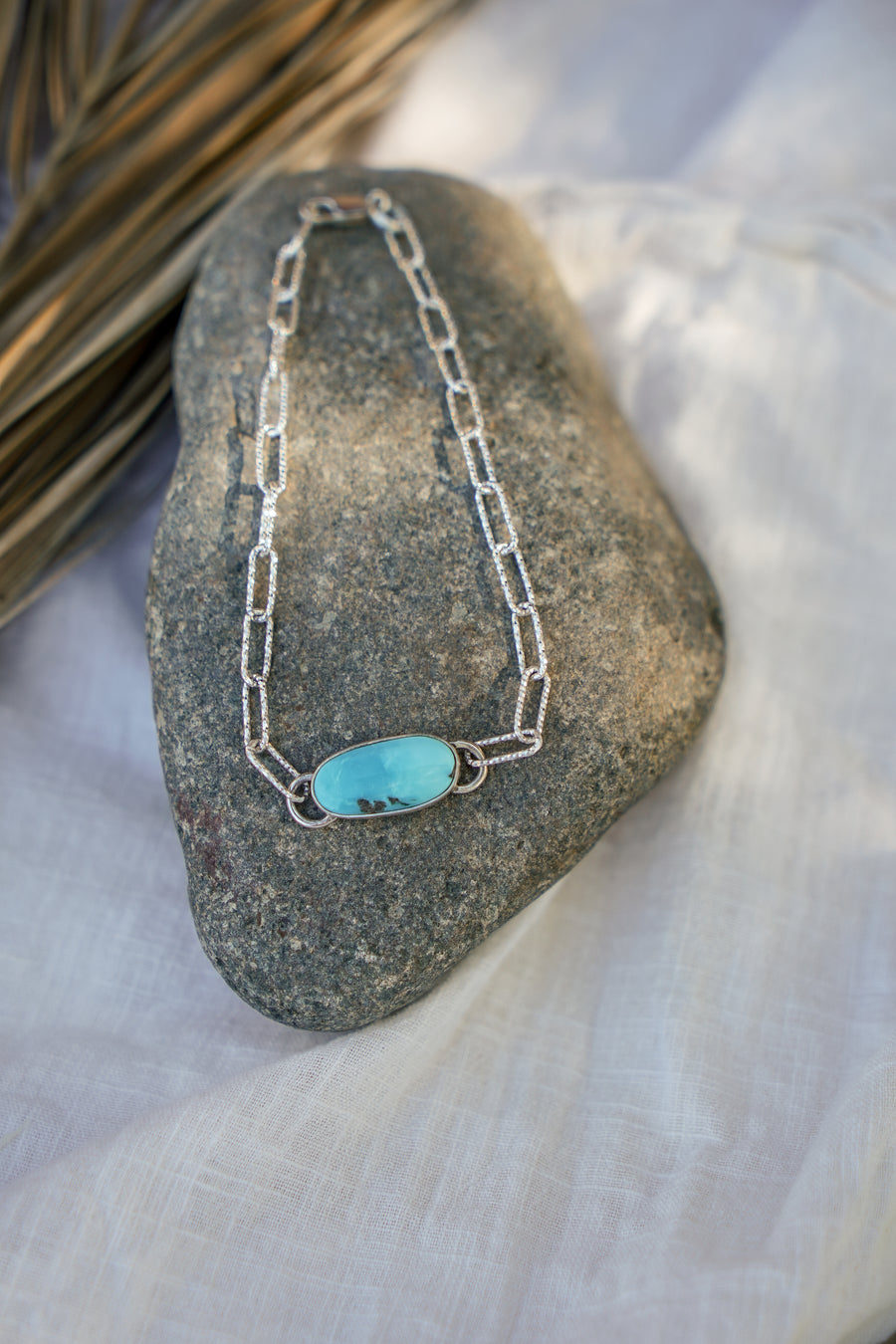 Anklet in Nevada Fox Turquoise