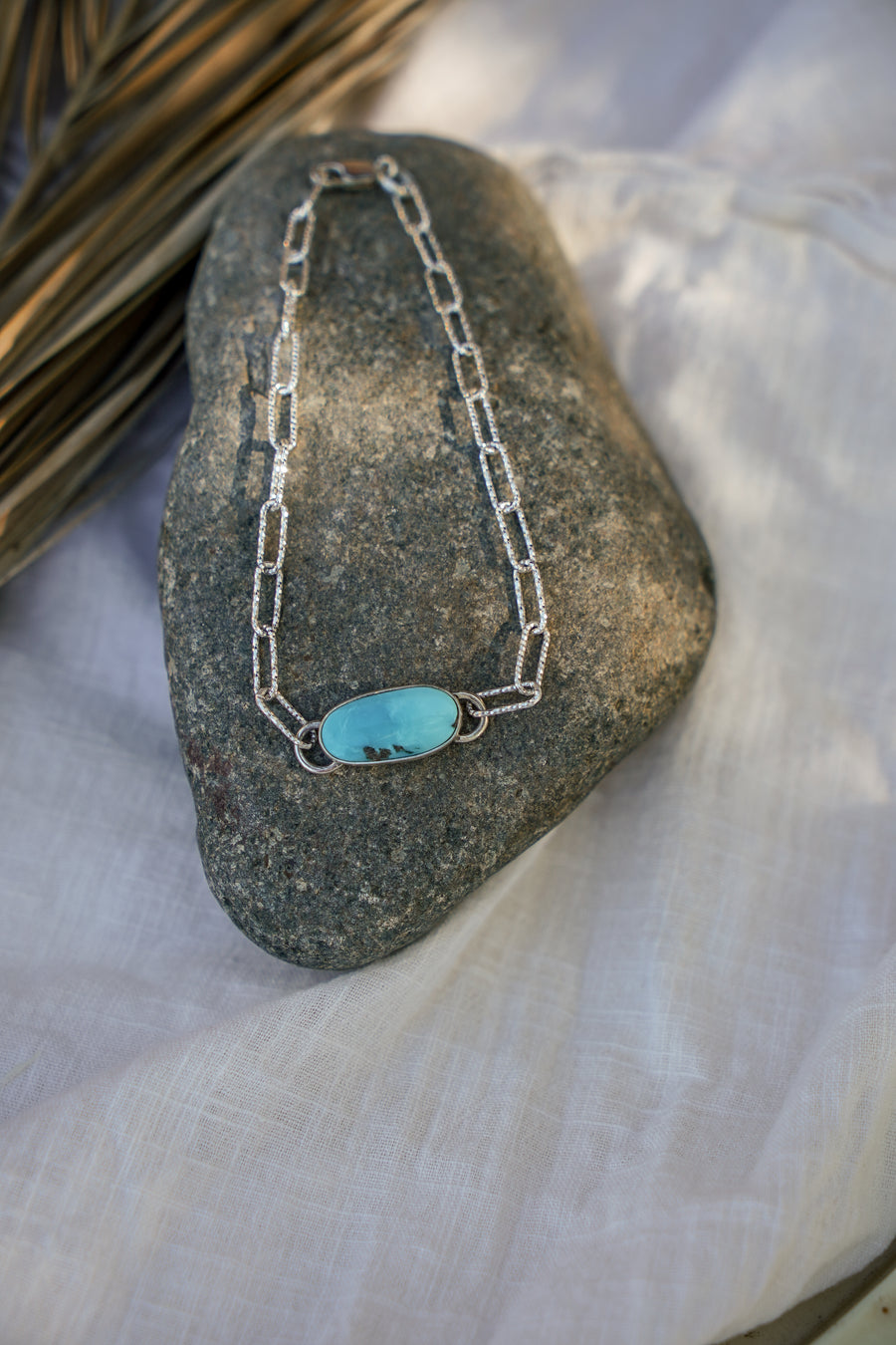 Anklet in Nevada Fox Turquoise