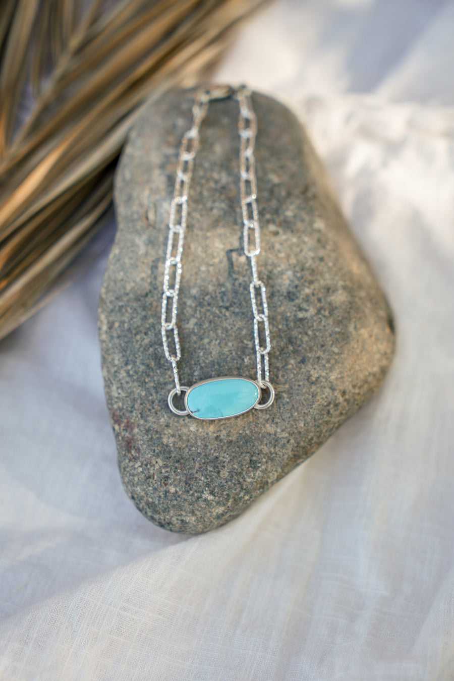 Anklet in Nevada Fox Turquoise