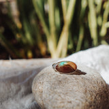 Horizontal Ring in Hubei Turquoise (Size 9)