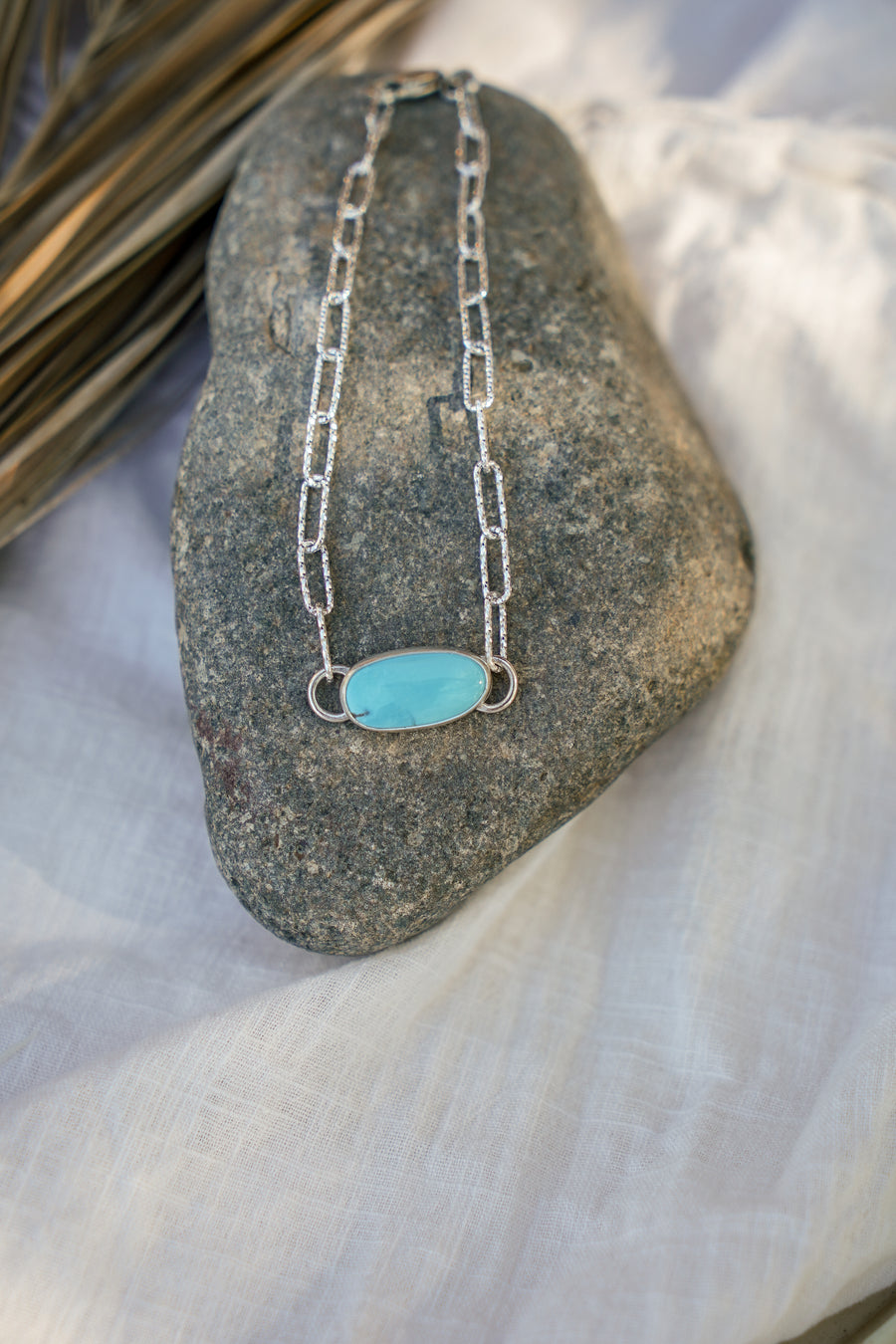 Anklet in Nevada Fox Turquoise