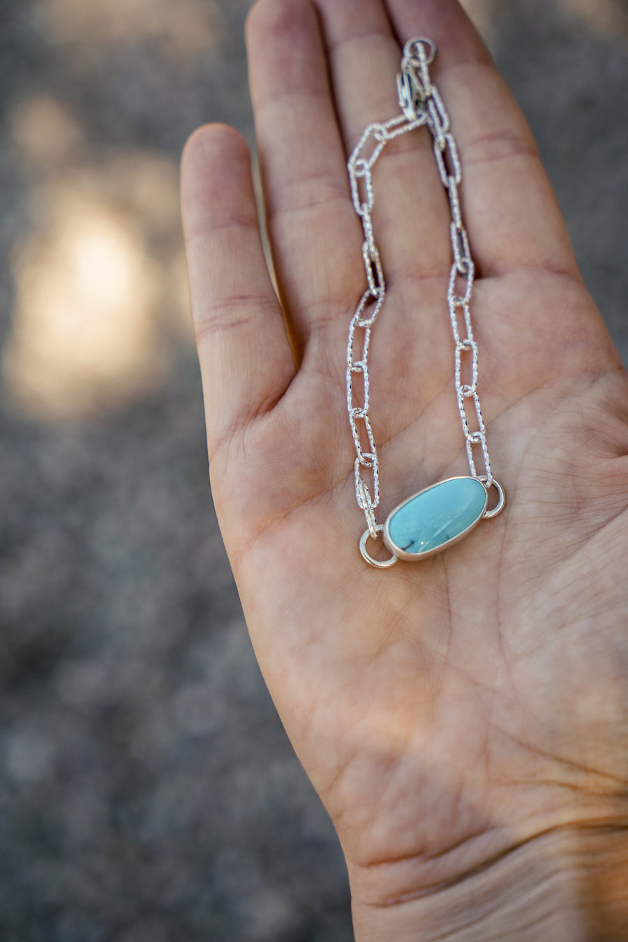Anklet in Nevada Fox Turquoise