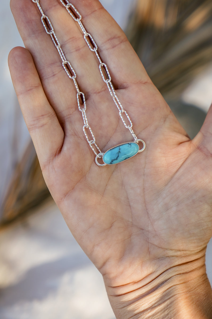 Anklet in Nevada Fox Turquoise