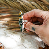 Cairn Ring in Ocean Jasper (Size 9)