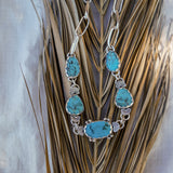 Adjustable Statement Choker in Sonoran Gem Turquoise