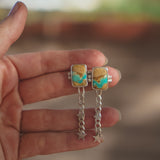 Royston Ribbon Turquoise Earrings