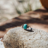 Ellipsis Ring in Egyptian Turquoise (Size 9)