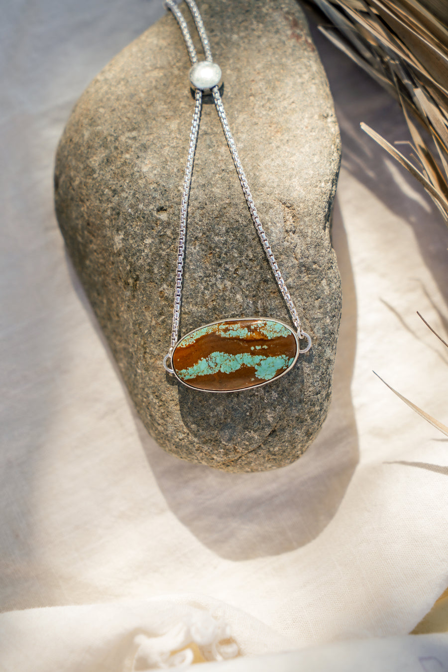 The Out West Box Chain in No. 8 Turquoise