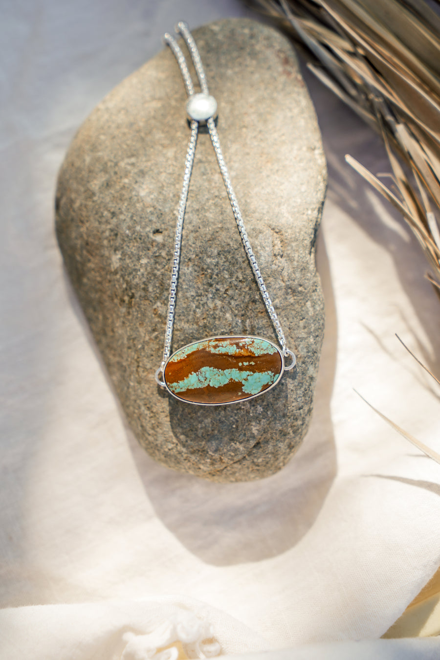 The Out West Box Chain in No. 8 Turquoise