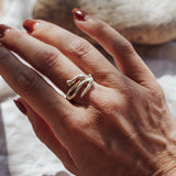 Free-form Serpent Ring (Size 7)