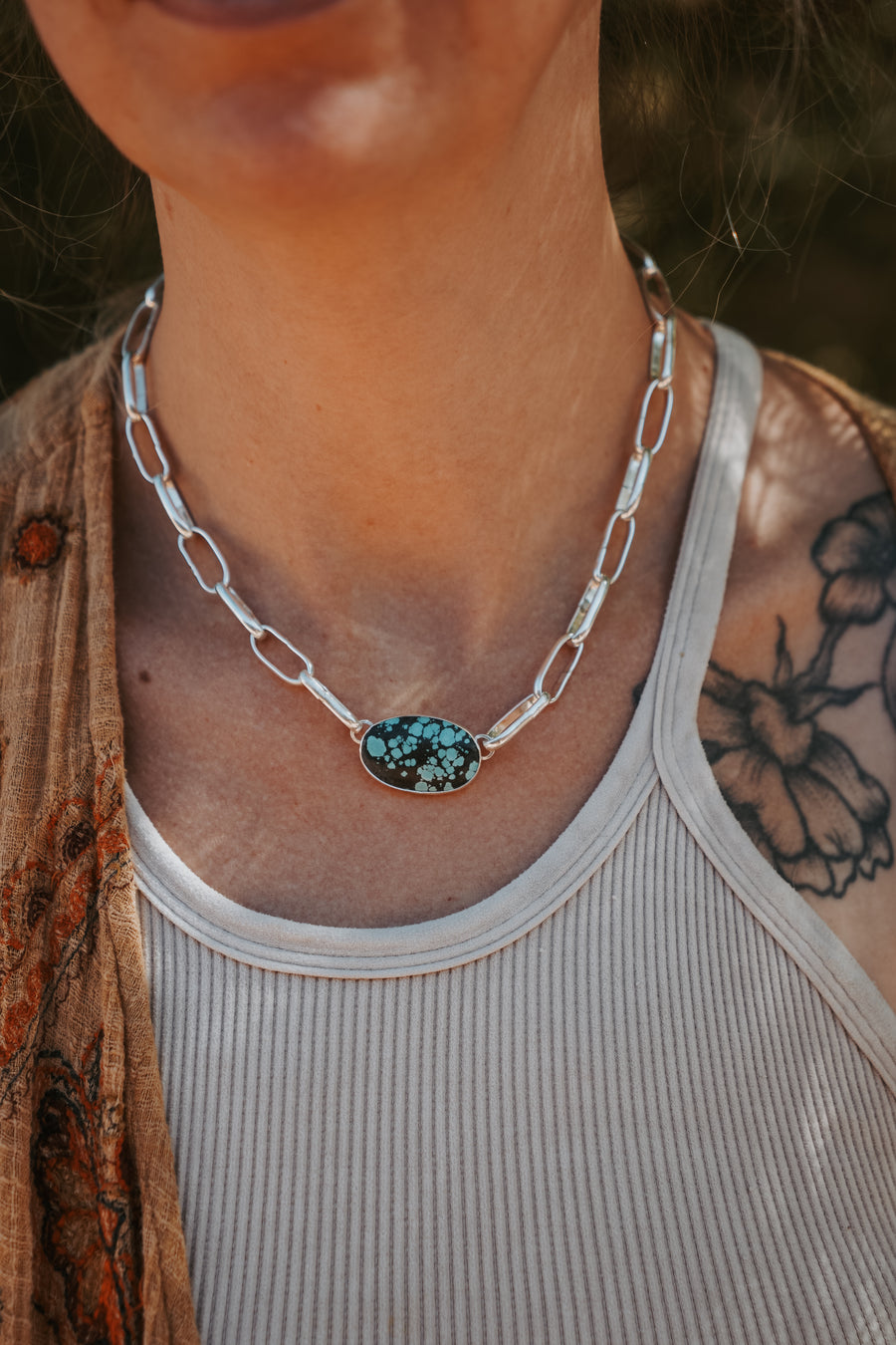 Daydreamer Choker in Hubei Turquoise