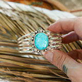 Statement Cuff in Whitewater Turquoise