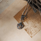 Necklace in Scenic Agate & Citrine