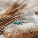 The Nebula Cuff in Kingman Turquoise