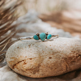 The Nebula Cuff in Kingman Turquoise