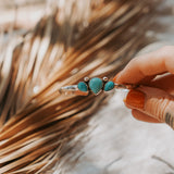 The Nebula Cuff in Kingman Turquoise
