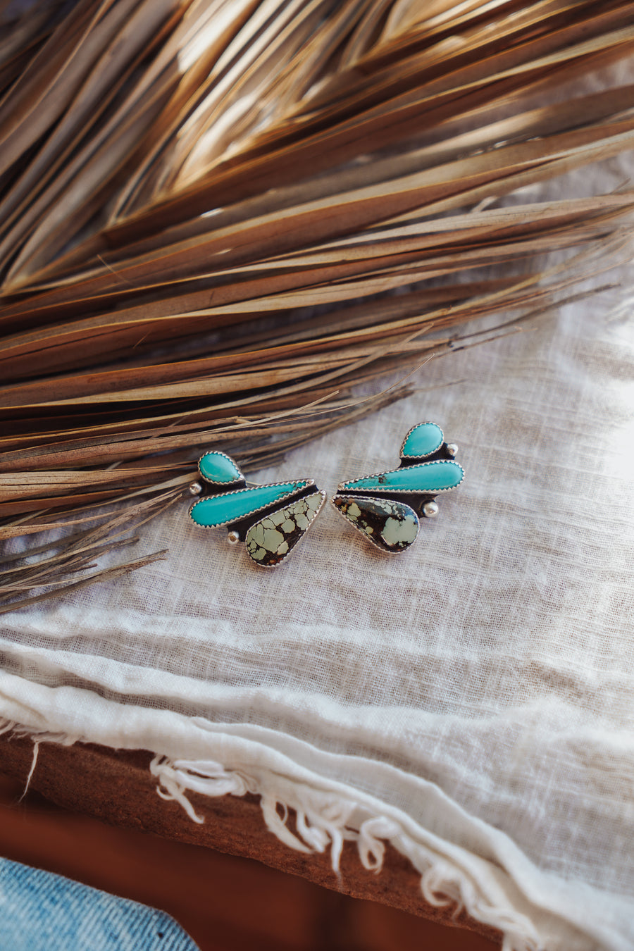 Ear Crawlers in Campitos & Hubei Turquoise