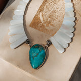 The Desert Wings Collar in Royston Turquoise