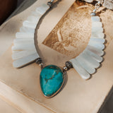 The Desert Wings Collar in Royston Turquoise
