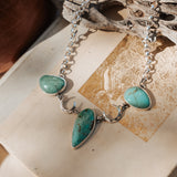 The Cosmic Turquoise Necklace in Royston Turquoise