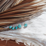 Ear Crawler + Stud Combo in Campitos & Hubei Turquoise