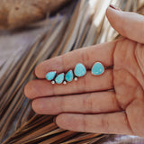 Ear Crawler + Stud Combo in Campitos & Hubei Turquoise