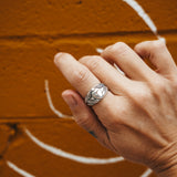 Scarab Ring (Choose your metal and size)