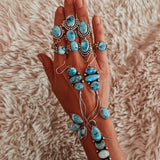 Cairn Earrings in Golden Hills Turquoise