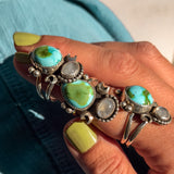 Moon Beam Ring in Sonoran Mtn & Moonstone (Size 7)
