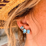 Ear Crawlers in Golden Hills Turquoise