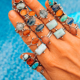 Dollop Ring in Blue Kyanite (Size 6)