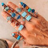 Dollop Ring in Blue Kyanite (Size 6)