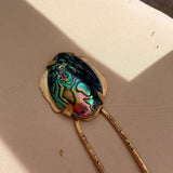 Abalone Shell Hair Fork - Golden Road Crafted