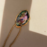 Abalone Shell Hair Fork no.2 - Golden Road Crafted