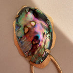 Abalone Shell Hair Fork no.2 - Golden Road Crafted