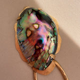 Abalone Shell Hair Fork no.2 - Golden Road Crafted