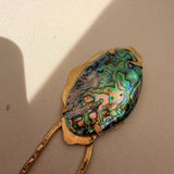 Abalone Shell Hair Fork no.3 - Golden Road Crafted