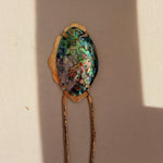 Abalone Shell Hair Fork no.3 - Golden Road Crafted