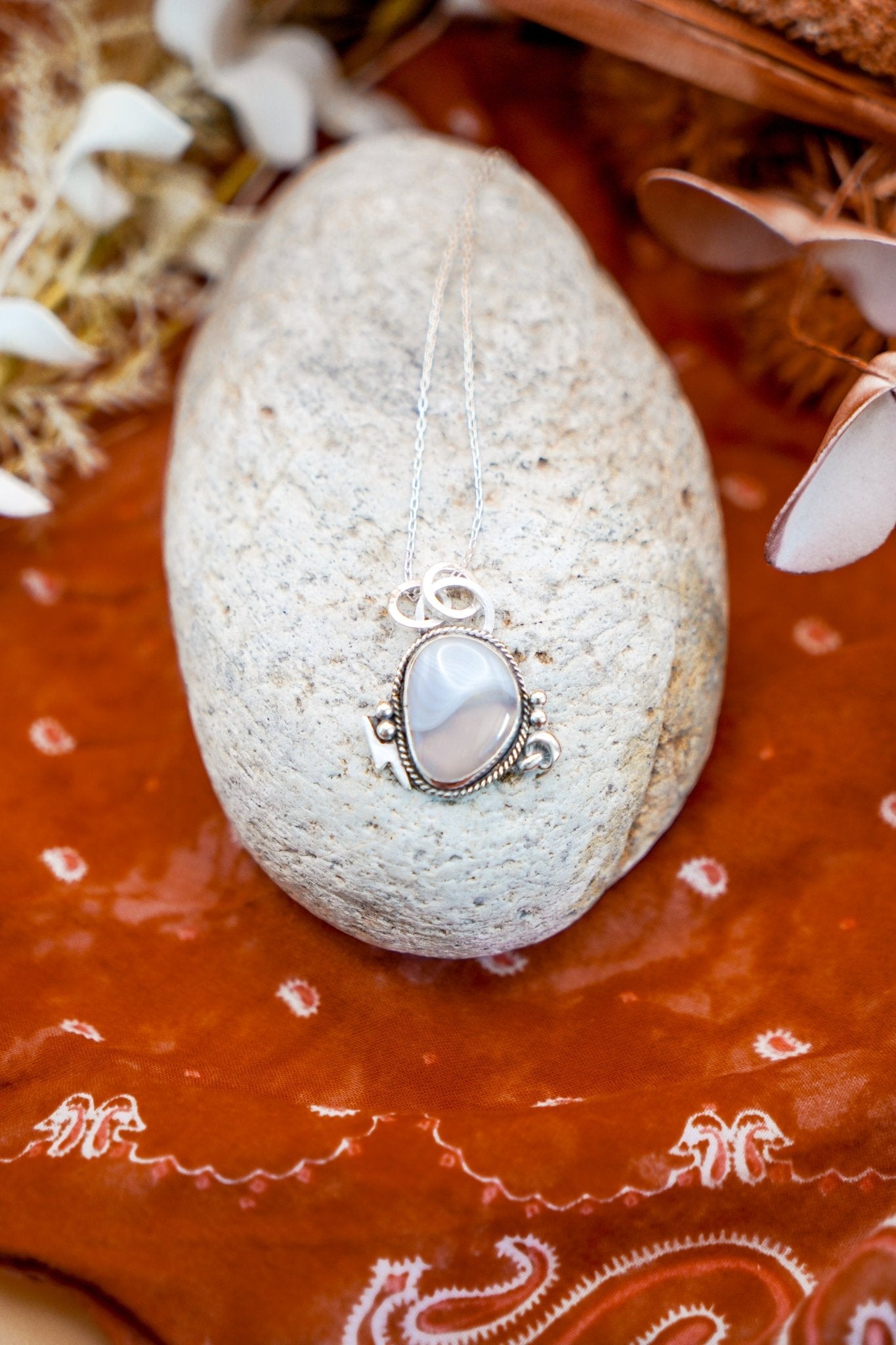 Agate Pendant - Golden Road Crafted